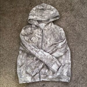 Hollister Boxy Fit Hoodie in Gray